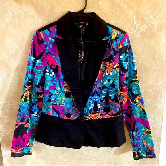 Nicole Miller NWT Floral Blazer - Picture 1 of 5